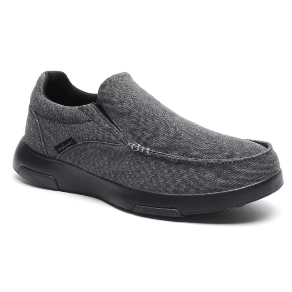 NWOT OrthoComfoot Orthopedic Slip-On Loafers Walking Shoes in Black Size 12